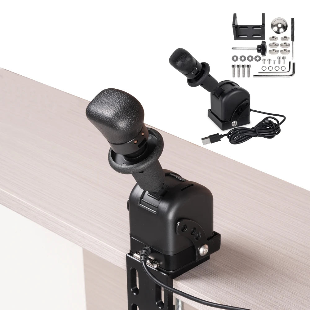 RASTP-New USB SIM Handbrake with Mounting Clip ETS2 American and European PC Racing Game Simulator Air Brake for G20 G27 G29